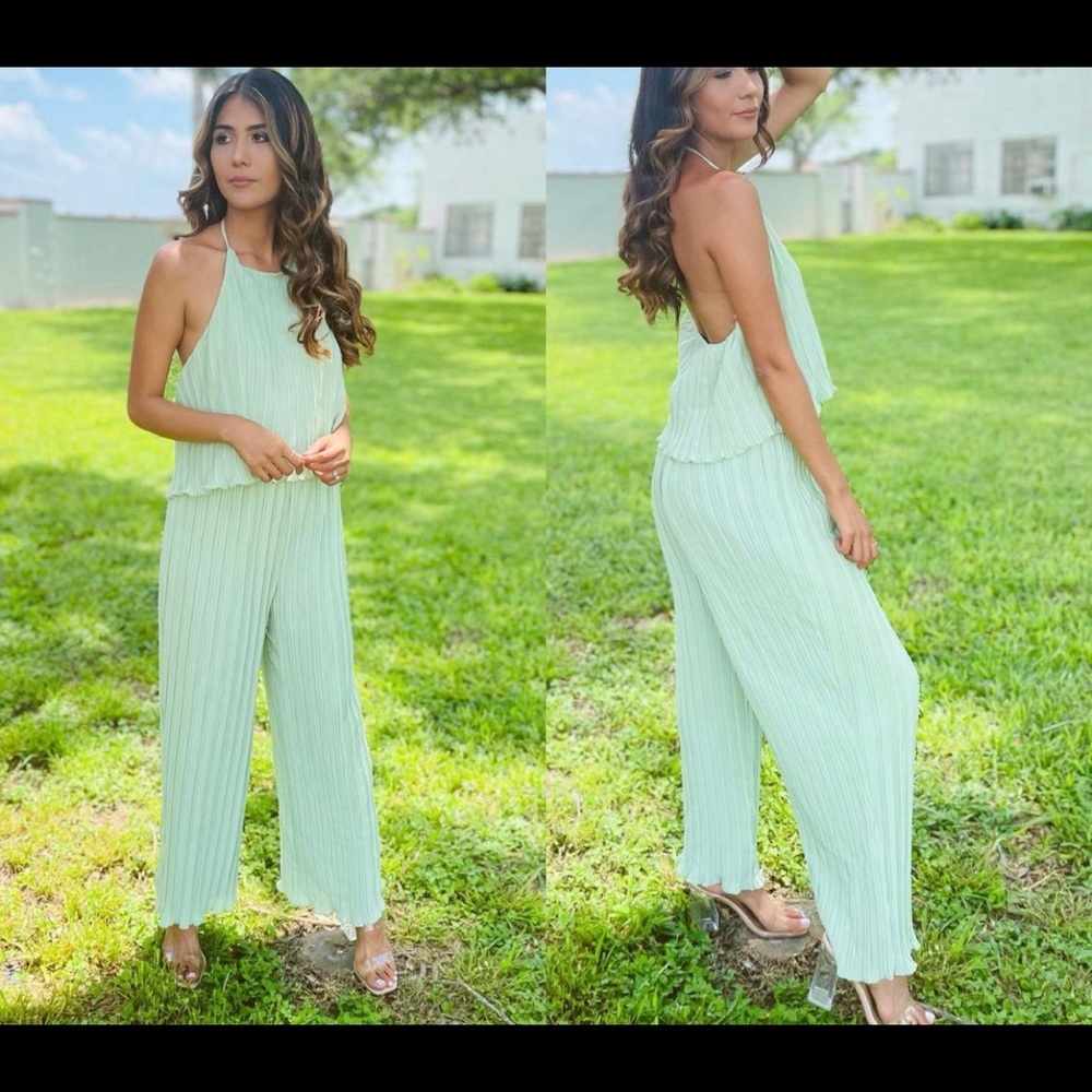 Sage jumpsuit
